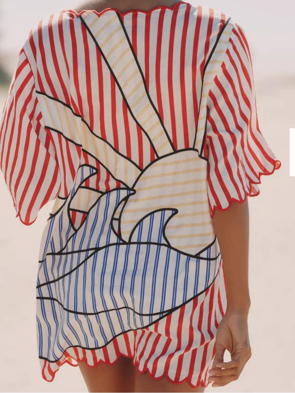 FARM Rio l Stripes Mini Dress - Picture 4 of 4
